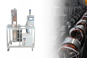 Unsere Maschine ermöglicht eine präzise und effiziente Produktion von Elektromotoren.