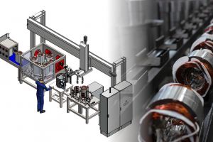Our machine enables precise and efficient production of electric motors.